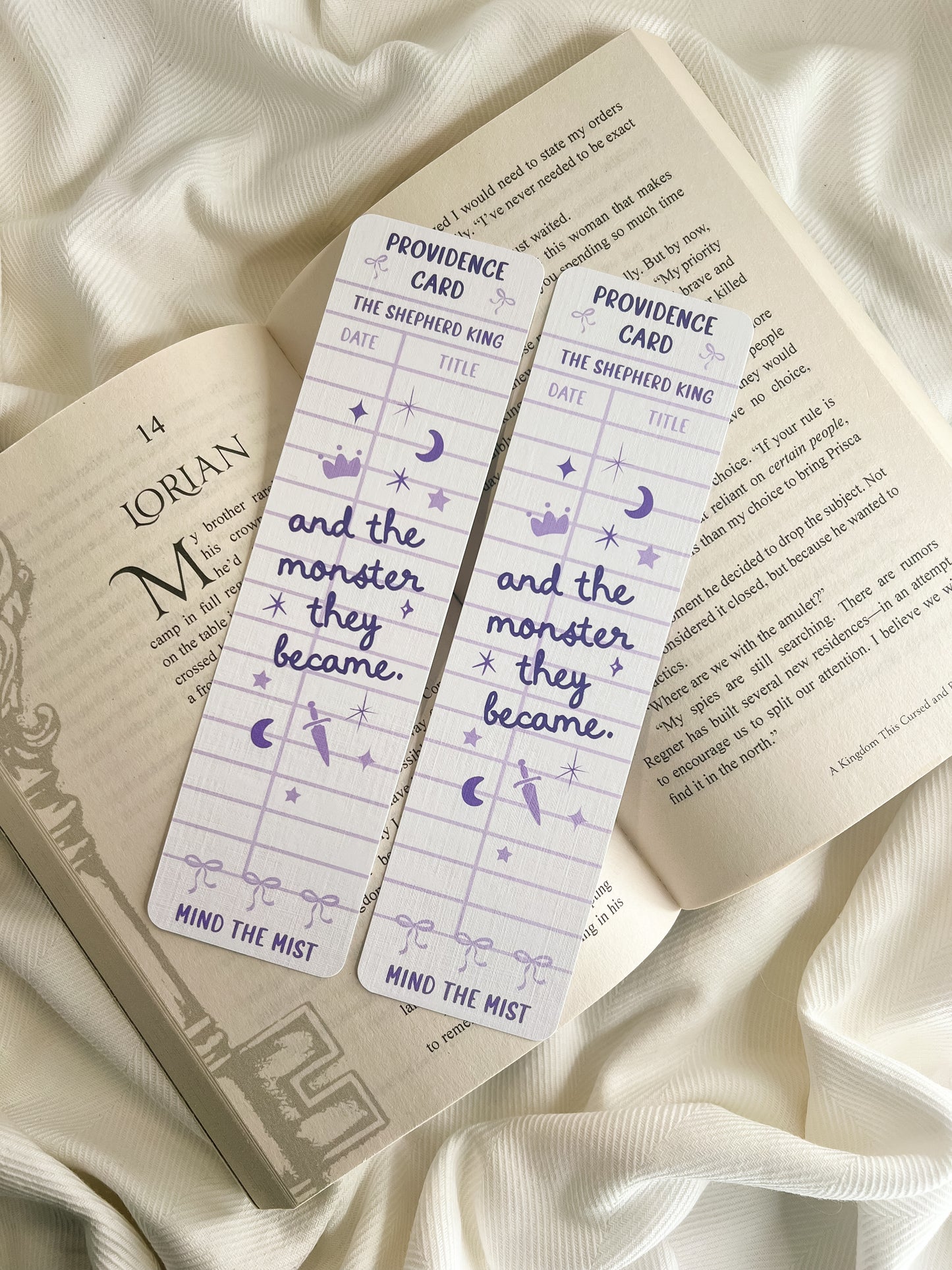 Providence Card Bookmark