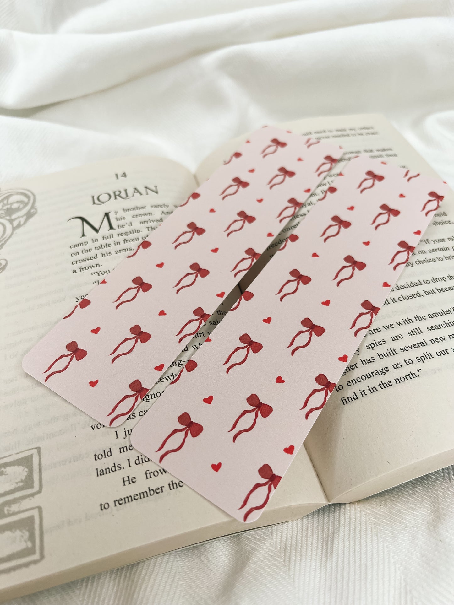 Happily Ever After & Bow Bookmarks