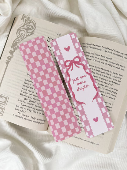 Just One More Chapter & Check Bookmarks