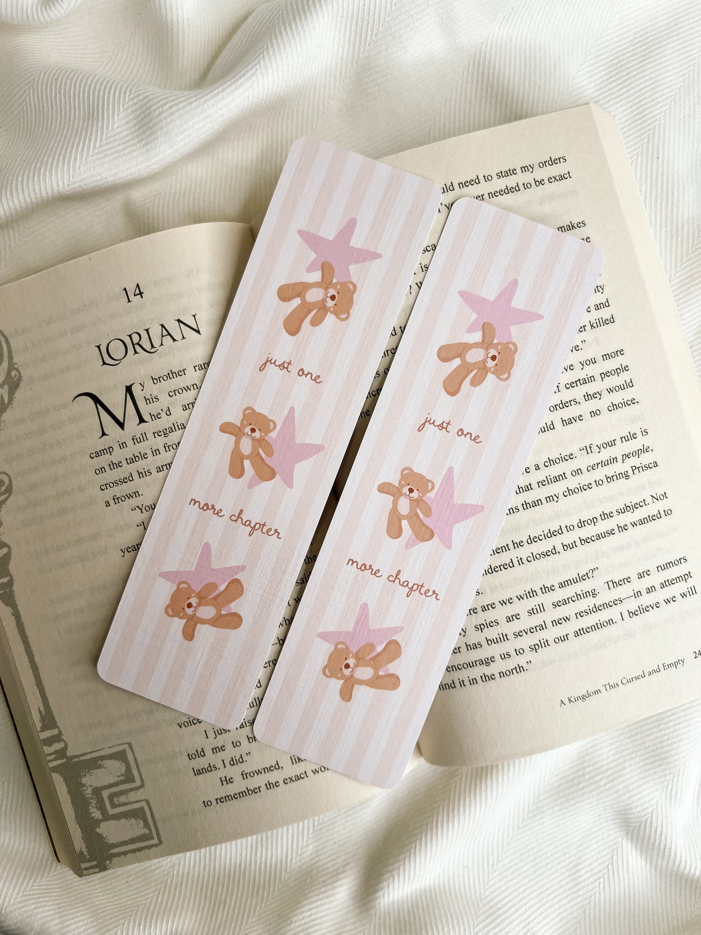 Soft Teddy Bear Bookmark Bundle