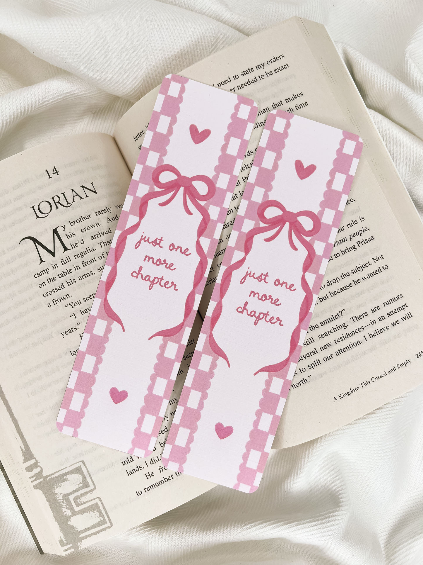 Just One More Chapter & Check Bookmarks