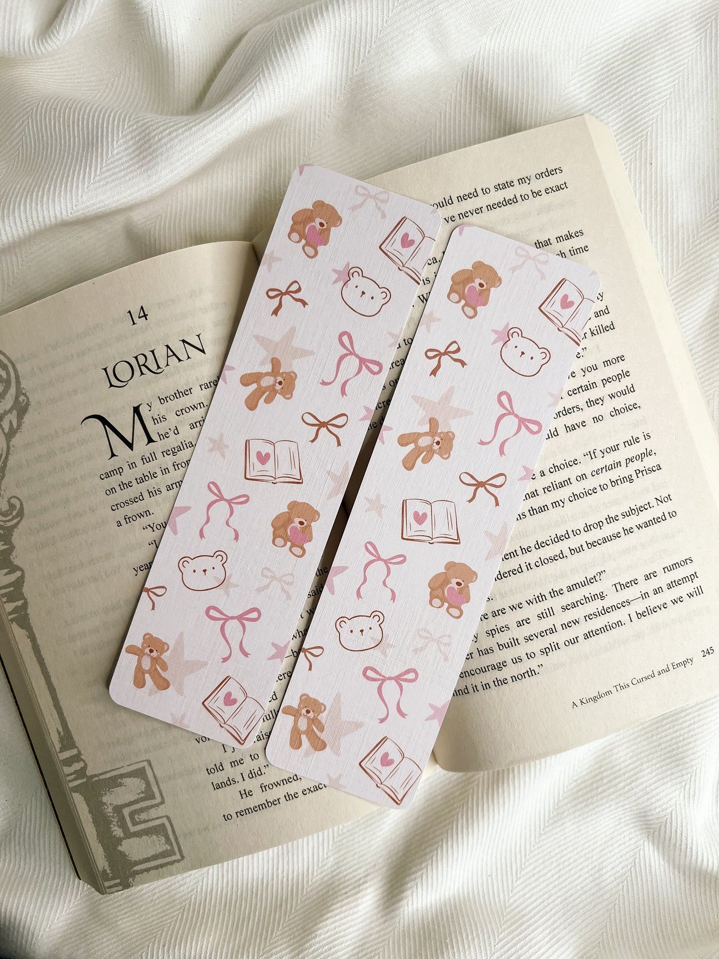Soft Teddy Bear Bookmark Bundle