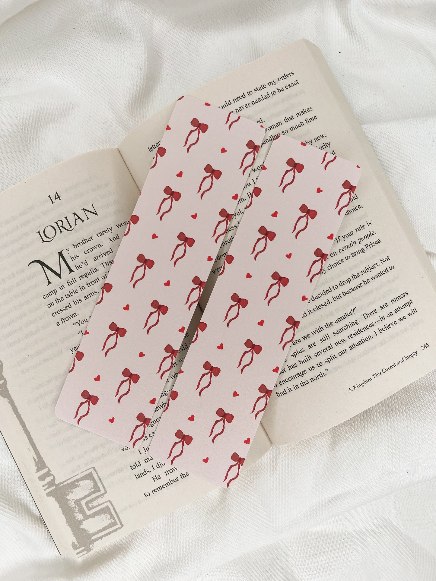 Happily Ever After & Bow Bookmarks