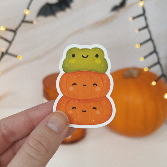 Spooky Froggo & Friends Die Cut Waterproof Sticker