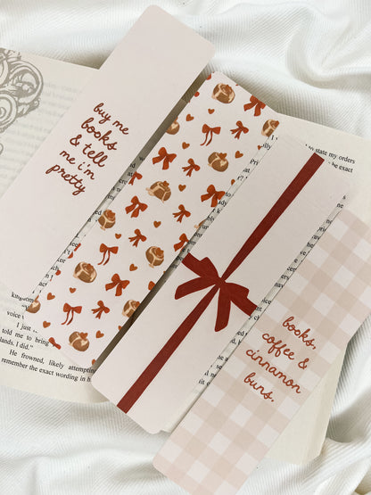 Buy Me Books & Cinnamon Buns Bookmark Bundle