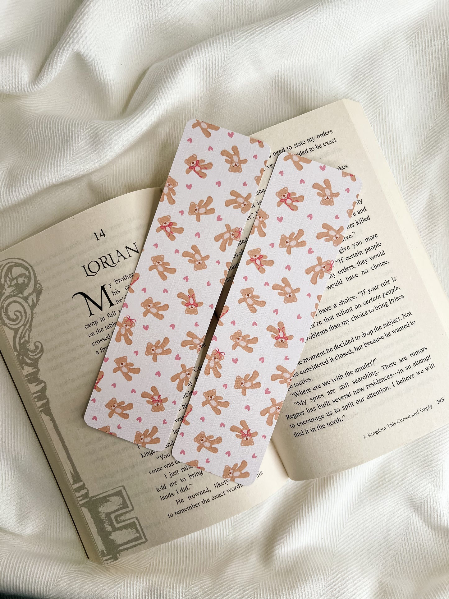 Soft Teddy Bear Bookmark Bundle