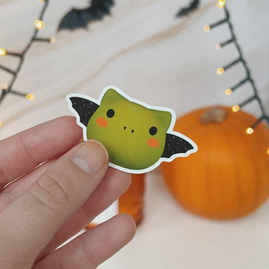 Bat Froggo Die Cut Waterproof Sticker - cosymoo