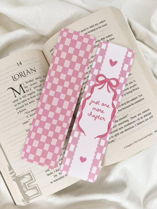 Just One More Chapter & Check Bookmarks