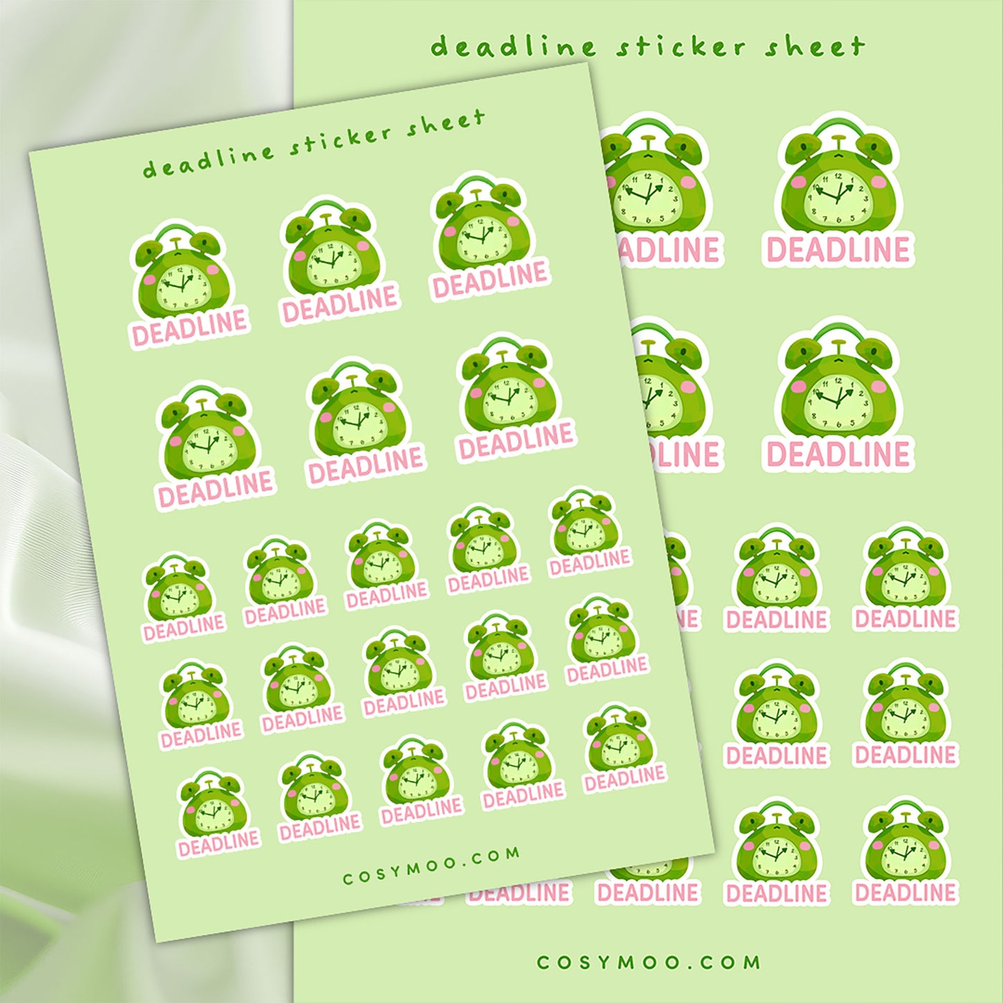 Deadline Planner Sticker Sheet