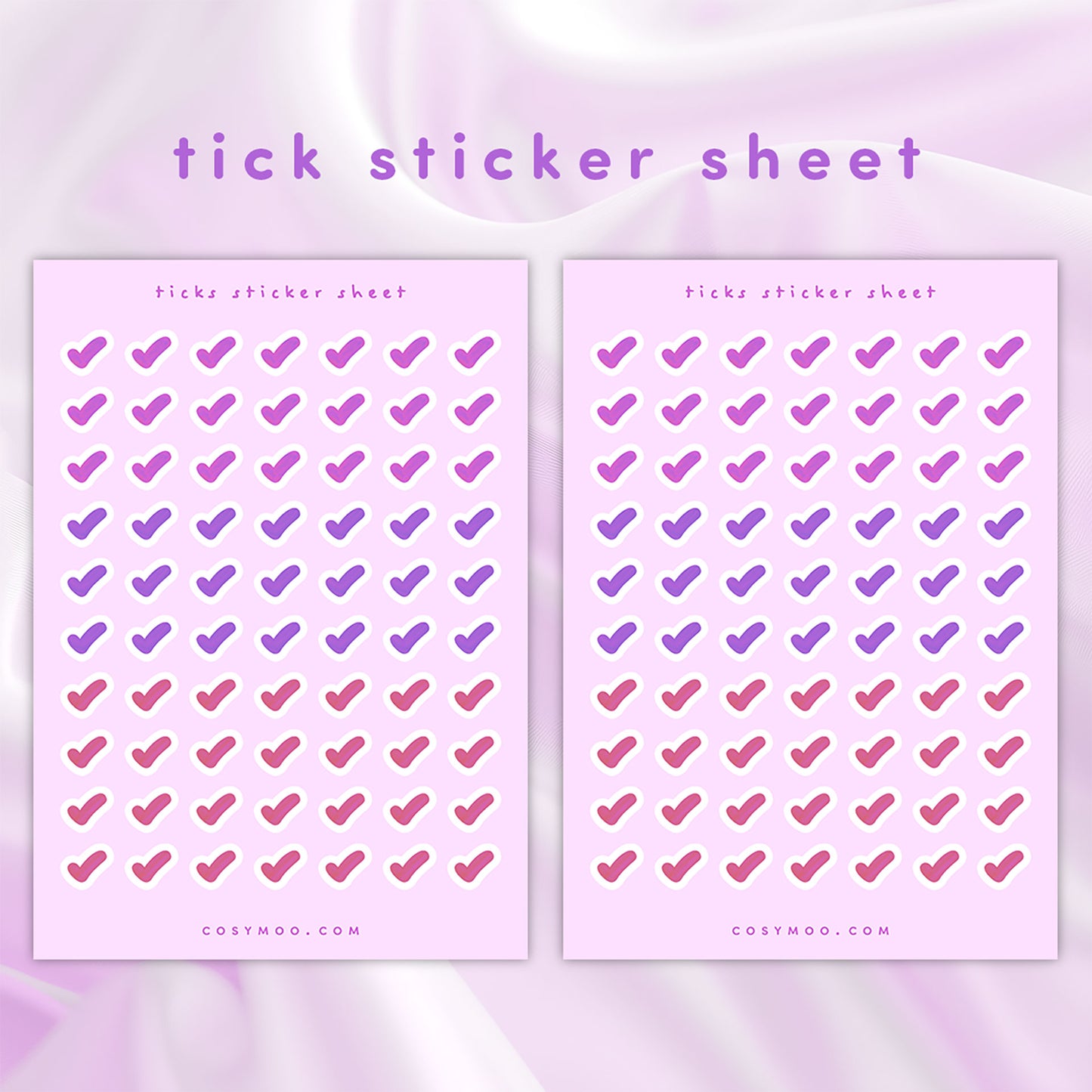 Ticks Planner Sticker Sheet