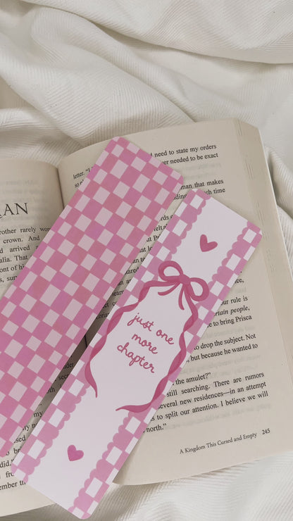 Just One More Chapter & Check Bookmarks