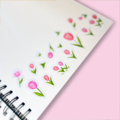 Tulips Planner Sticker Sheet